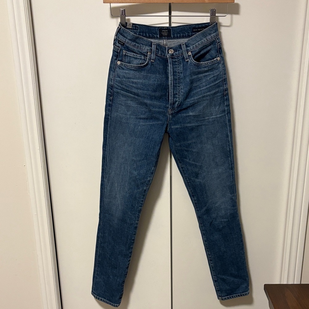 Citizens of Humanity Olivia Denim Jeans 25 High Rise Skim Ankle